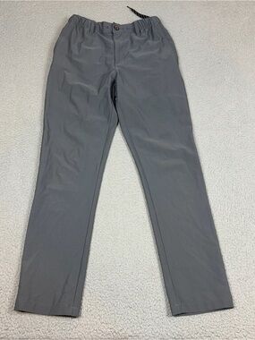 chubbies Jogger Pants Men’s Small Gray Elastic-Waist Drawstring Stretch Athletic